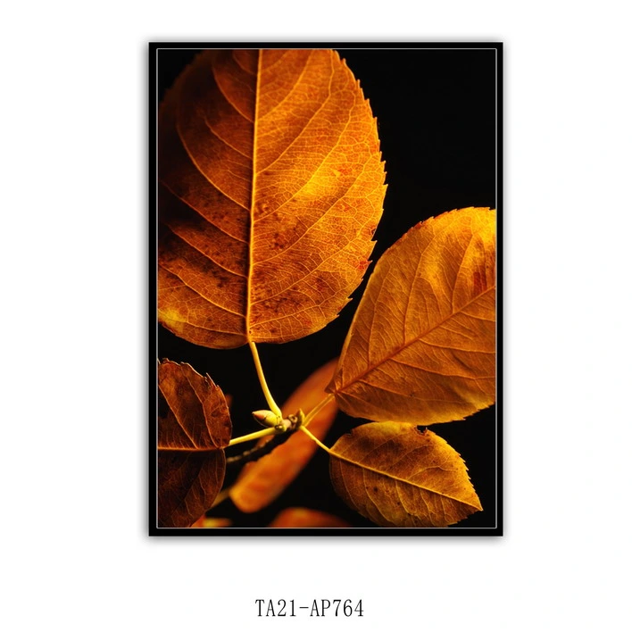 Tree Leaves Leaf Golden Yellow Custom Canvas Wall Art Painting Cheap Home Hotel Decor Framed Picture Printing Hanging Wall Art